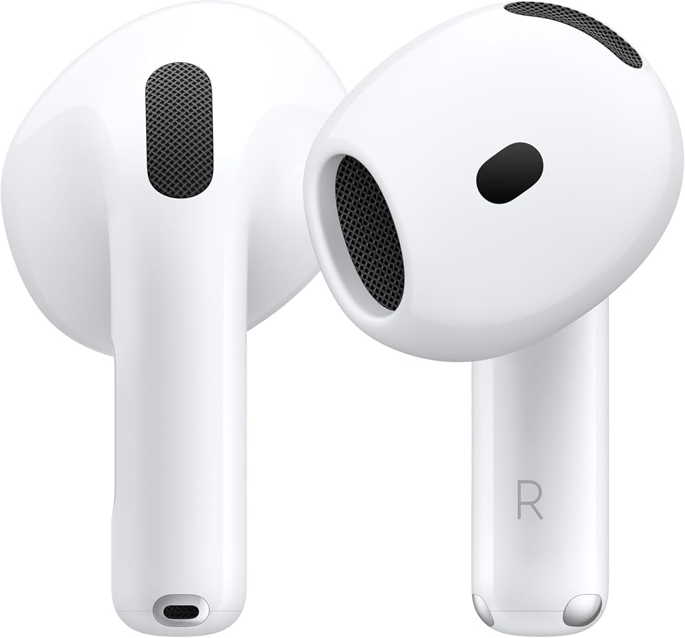 Apple AirPods 4.Nesil ANC Kablosuz Kulaklık, Bluetooth Kulaklık, Aktif Gürültü Engelleme, Adaptif Ses, Şeffaf Mod, Kişiselleştirilmiş Uzamsal Ses, USB-C Şarj Kutusu, Kablosuz Şarj, H2 Çip