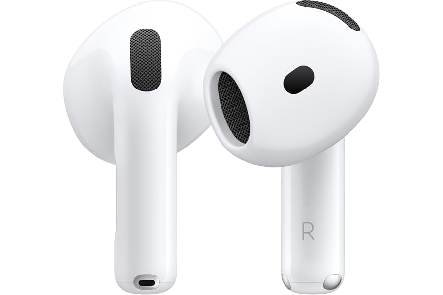 Apple AirPods 4 Wireless Earbuds, Bluetooth Headphones, with Active Noise Cancellation (ANC)