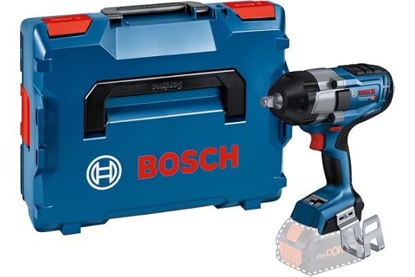 Bosch Professional 18V System boulonneuse sans-fil BITURBO GDS 18V-1000 (avec clip d’accrochage, calage L-BOXX, L-BOXX)