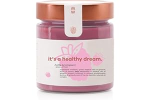 PharmaPower It’s a Healthy Dream Crema Spalmabile al Latte e Lamponi, Senza Glutine, Senza Lattosio e Senza Zuccheri Aggiunti, 200 g