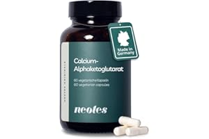‎NEOTES neotes® Calcium-Alphaketoglutarat - 30 Tage Vorratspackung mit 1000mg CaAKG pro Tag- Premium Nahrungsergänzungsmittel - ohne unnötige Zusätze - in Deutschland produziert & laborgeprüft