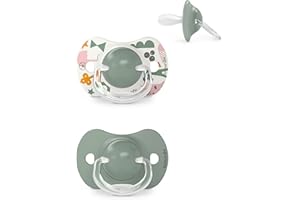 Suavinex SX Pro, silikonowy smoczek, dla niemowląt + 18 miesięcy, smoczek z płaskim i elastycznym daszkiem, 2 szt