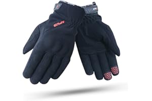 DEGEND Apus | Guantes de Moto Invierno Impermeable Hombre | Protecciones Homologadas en Nudillos y Pantalla Táctil para Smartphone | Cortavientos con Forro Invierno 3M Thinsulate - Accesorios Moto