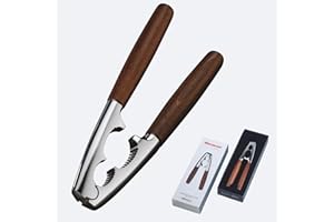 Westmark Casse-noix, Monopol Edition, Poignées en Bois, Longueur: 18,1 cm, Zinc Moulé sous Pression, Estetico, Argenté/Brun, 16803380