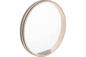 Vaguelly Ocean Drum, 12 Inch Sea Wave Bead Instrument With Transparent Heads - Hand Percussion for Kids, Adults, Baby Essentials