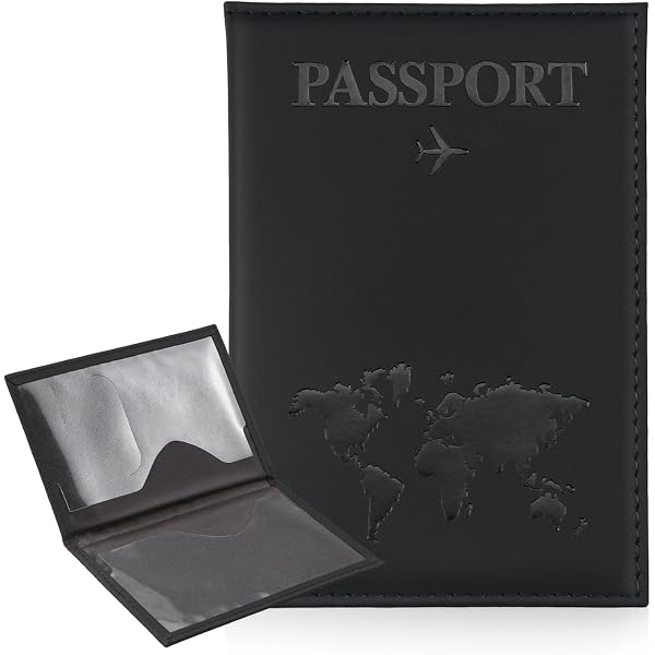 Protège Passeport RFID - Étui Anti-vol Avec Blocage Signal - Noir