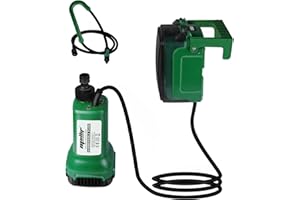 Mellif Pompe submersible sans fil pour batterie Makita 18 V, pompe à eau sans fil, débit 1800 l/h, hauteur de refoulement maximale 4 m, 1,75 bar, avec tuyau d'eau, interrupteur rotatif pour arrosage