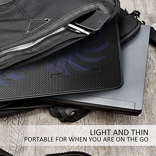 AVANTEK 17 Zoll Laptop K  hler Notebook Cooler St  nder K  hlpad K  hlmatte mit Dual 160mm L  fter  40 x 29 2 x 3 8cm 