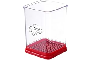 UMLIPOT Taglia-tazze, affettatrice per frutta, multifunzione, in acciaio inox, per fragole, banane, uovo, verdure, insalata, utensili da cucina