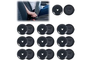 ICYWINK Bouton d'Arrêt de Ceinture de Sécurité, 10 Paires Boutons de Blocage Universel de Voiture, Clip Bouton en Plastique, pour Clip Ceinture de Sécurité, Adaptés à Ceinture de Sécurité Voiture