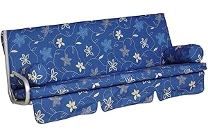 ‎ANGERER FREIZEITMÖBEL GMBH Angerer Freizeitmöbel GmbH Hollywoodschaukel Auflage Trend - passend für viele 3-Sitzer Hollywoodschaukeln - Schaukelauflage Made in Germany (Gelb-Braun kariert)