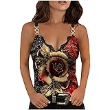 Maglietta estiva da donna, con scollo a V, elegante, oversize, con bretelle, alla moda, maniche corte, camicetta estiva (S-XX