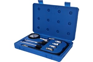 BRILLIANT TOOLS BT581100 Zestaw testerów ciśnienia sprężania do silników benzynowych, 8-szt [Powered by KS TOOLS]