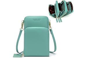 myfriday Crossbody Phone Bags for Women Small Shoulder Bag Handbags Multifunctional Cellphone Bag Lightweight Wallet Purses 3 Main Pockets with Card Slots