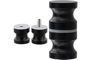 Anseom 1 Pièces Poignée Porte Douche Poignée de Porte Rondes en Alliage D'aluminium Bouton de Porte de Douche en Verre pour Salle de Bain Cuisine Maison Bureau Hôtel (30mm)