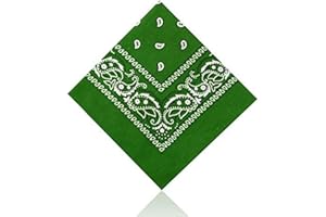Hats of London Men's/Women's 100% Cotton Bandana Head Scarf Neck Scarves