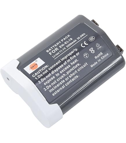 Batteria PATONA EN-EL18D Per Nikon - 3500mAh Con Custodia V1 - Foto 11