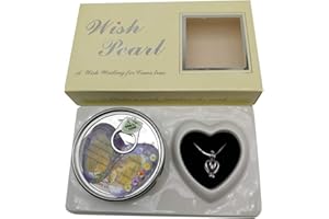 LICHENGTAI Love Wish Pearl Kit, Pearl Kit Box Pearl in Oyster, DIY Creative Necklace Jewelry Gift Set, Fashion Creations Kit with Pendant Necklace Durable for Women Girls