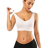 Breast Collector Thick Strap Padless Bra Sports Bra Bustier Half Athlete