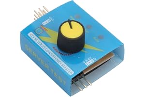 GZD 3 Channel Servo Tester, Multi Servo Tester Stable 1.5Ms ±0.5Ms RC Multi Servo Tester, Convenient ESC Testing High Accuracy DC 4.2-6.0V for Motor 1.5Ms ±0.5Ms