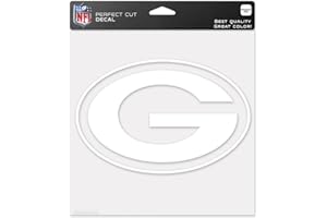 WINCRAFT NFL Green Bay Packers WCR25651061 Perfect Cut Decals, 20,3 x 20,3 cm