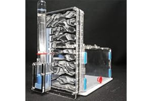 Ant Grape Nid de fourmis, conception en T DIY, avec zone d'alimentation, acrylique, noir