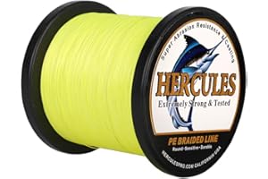 Hercules Sedal Trenzado de 4 Hilos, 100-2000 m, 6-100 LB, Súper Suave, Polietileno, Multifilamento Hilo Trenzado de Pescar en el mar y en el Agua