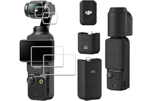 Rszfnjxry Protective Silicone Protective Case for DJI Osmo Pocket 3 Accessories (Black)