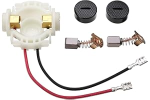 Pulchra Angle Grinder Carbon Brushes and Brush Holder Caps Set for Makita CB430 BGA452 DGA452 Cordless Angle Grinder