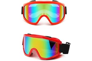 MUSELK Gafas de Esquí,Gafas Snowboard Ski Goggles Gafas Esquí Antivaho, Protección UV para Actividades al Aire Libre Esquí Ciclismo Snowboard Senderismo Unisex