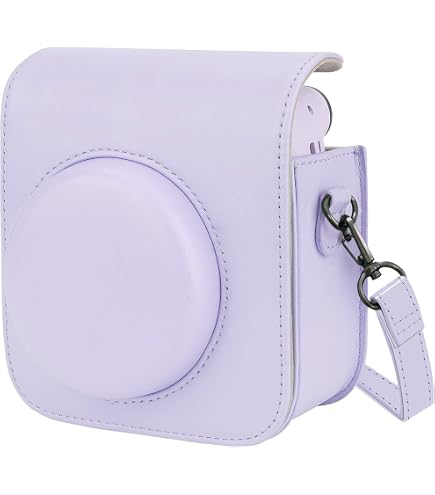 Étui Protection Fujifilm Instax Mini 11/9/8 - Housse Pailletée Avec Bandoulière Et Pochette Accessoires