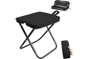 Puasok Sgabelli Pieghevoli, Sgabello Pieghevole Portatile, Panchetto Pesca, per Viaggi Escursionismo Giardino Pesca Barbecue Spiaggia