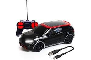 Wembley Remote Control Car Rechargeable Rc Car Toys for Kids 1:24 High Speed Racing Remote Car for Kids - Black Red