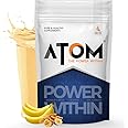 AS-IT-IS Nutrition ATOM Pea Protein, 29g Protein, Peak Muscle Gains & Fast Recovery, Easy Digest, Vegan Smooth & Delicious, 1Kg (1, Caramelized Banana)