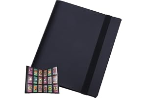 Zayla 540 Pockets Trading Card Binder Side Loading Card Collection Album with Removable Sleeves for Sports Cards MTG Yugioh TCG Football Cards Playing Card Storage Book