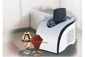 Klaiser H50 Turbine à Glaces professionnelle Livré avec Livre de 62 Recettes