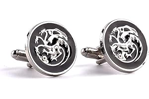 Goodygold Targaryen Dragon Cufflinks Pair Costume Accessories for Mens
