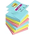 Post-it Super Sticky Z-Notes, Cosmic Colour Collection, 76 mm x 76 mm, 90 Sheets/Pad, 6 Pads/Pack