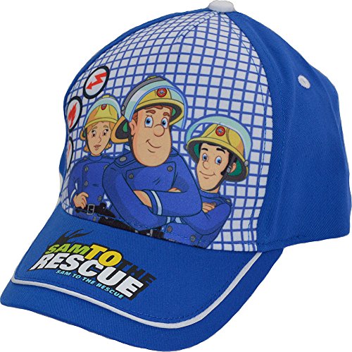 Boys Fireman Sam Summer Baseball Cap[2-4 Years (52cm)][Blue]