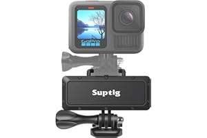 Suptig Caricabatterie portatile, power bank, caricabatterie compatibile con GoPro Hero 13, 12, 11, 10, 9, 8, 7, 6, 5, 4, 3, 3+, Session, DJI Osmo, Insta 360 Action