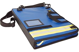 ‎TEE-UU tee-uu BIG Tarpaulin Organiser for Documents up to DIN A4 Integrated Carrying System (Blue)