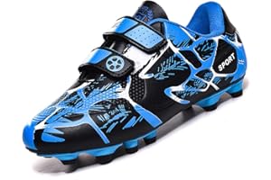 VTASQ Zapatos de Fútbol Niños Spike Aire Libre Profesionales Atletismo Adolescentes Calzado de Entrenamiento