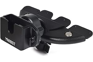 YNIBST Soporte para Walkie-Talkie en Ranura CD de Coche, Montaje para Radio/Micrófono Altavoz, Compatible con Motorola Kenwood Baofeng Midland Quansheng Radio Bidireccional o Micrófono