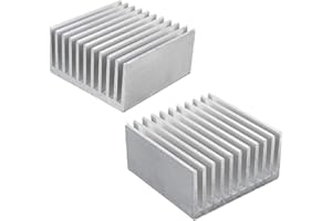 Kalolary Aluminium Dissipateur, Radiateur Chipset Dissipateur de Chaleur, Dissipateur Thermique, Ailette de Refroidissement A