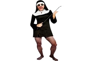 DISFRAZJAIAK Disfraz de Monja sexy para hombre - Hombre, L