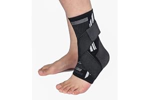 VITTO Tutore Caviglia Distorsione - Cavigliera Regolabile Per Danni Ai Legamenti, Caviglie Deboli, Tendinite Di Achille E Artrite (+ Cinturino, XL)