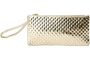 Jagenie - Sac à main pour femme, doré, 20.7cmx10.5cmx1cm