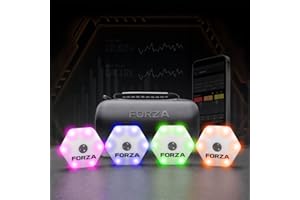METIS FORZA Reaction Training Lights | Enhance Speed, Agility & Reflexes with App Integration – 20 Game Modes [Packs of 2, 4, or 8]