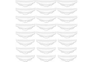 LEINUOSEN 24 Pieces Silicone Eyelash Shield Pads with S/M/L Size, Lash Lift Rods Makeup Beauty Tool Makeup Utensil Reusable Lash Lifting Shield Pads Supplies