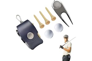 Golfbollväska,Golfbollsväska Mini midjeväska Sporttillbehör T-hållare | Golf Tee Bag Pouch Unisex kompakt justerbar mini midjebä , utomhussporttillbehör, t-organisator, för män Kvinnor Golfträni